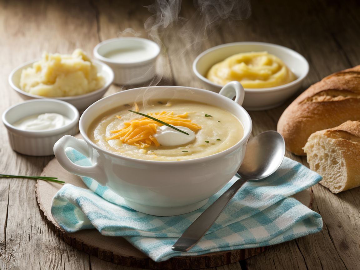 Discover the best thickeners for potato soup, from dairy to natural options, and master techniques for achieving the perfect creamy texture.